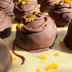 Side view of truffle.