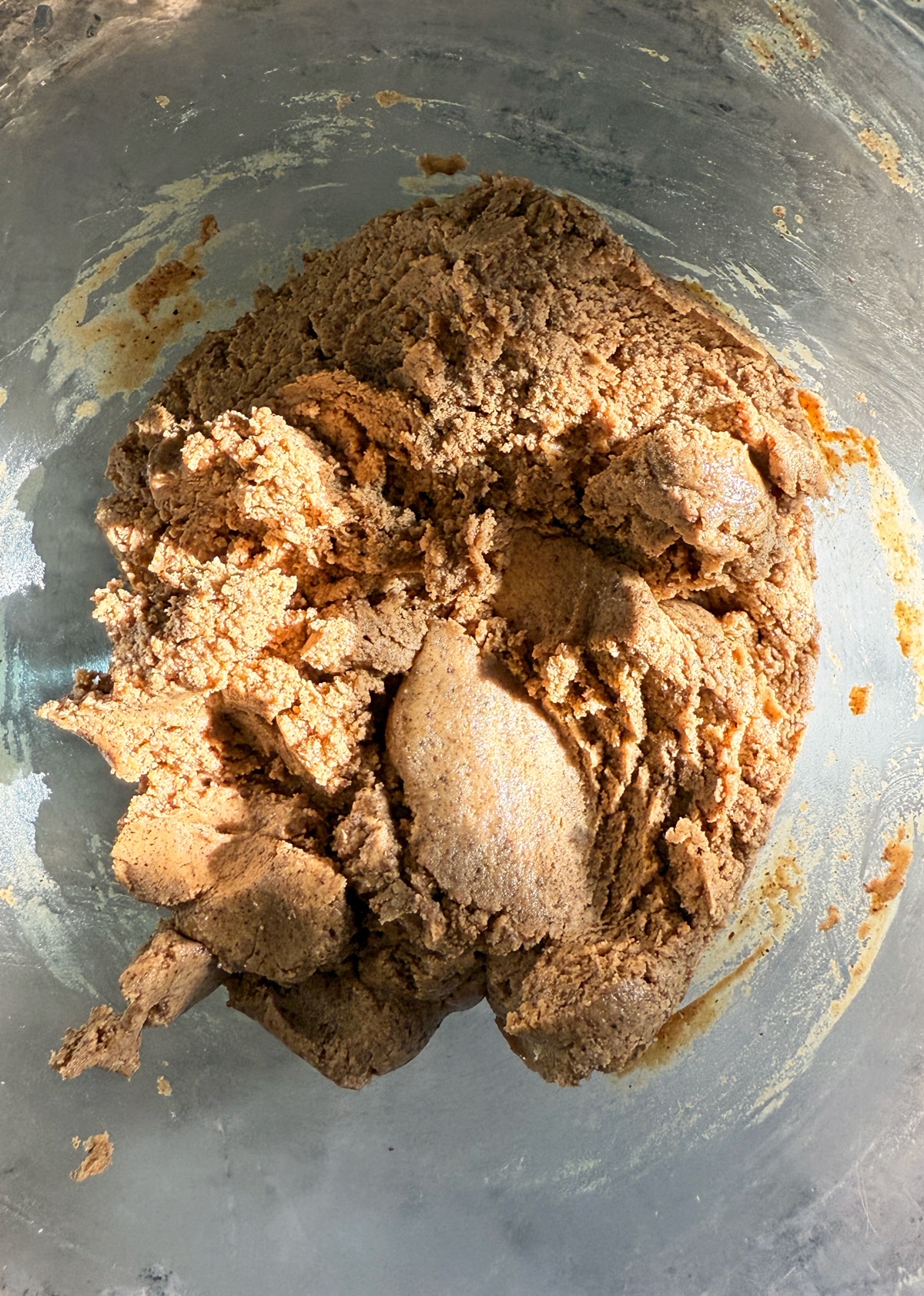 Dough for snowman protein balls.