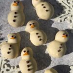 Finished protein snowmen.