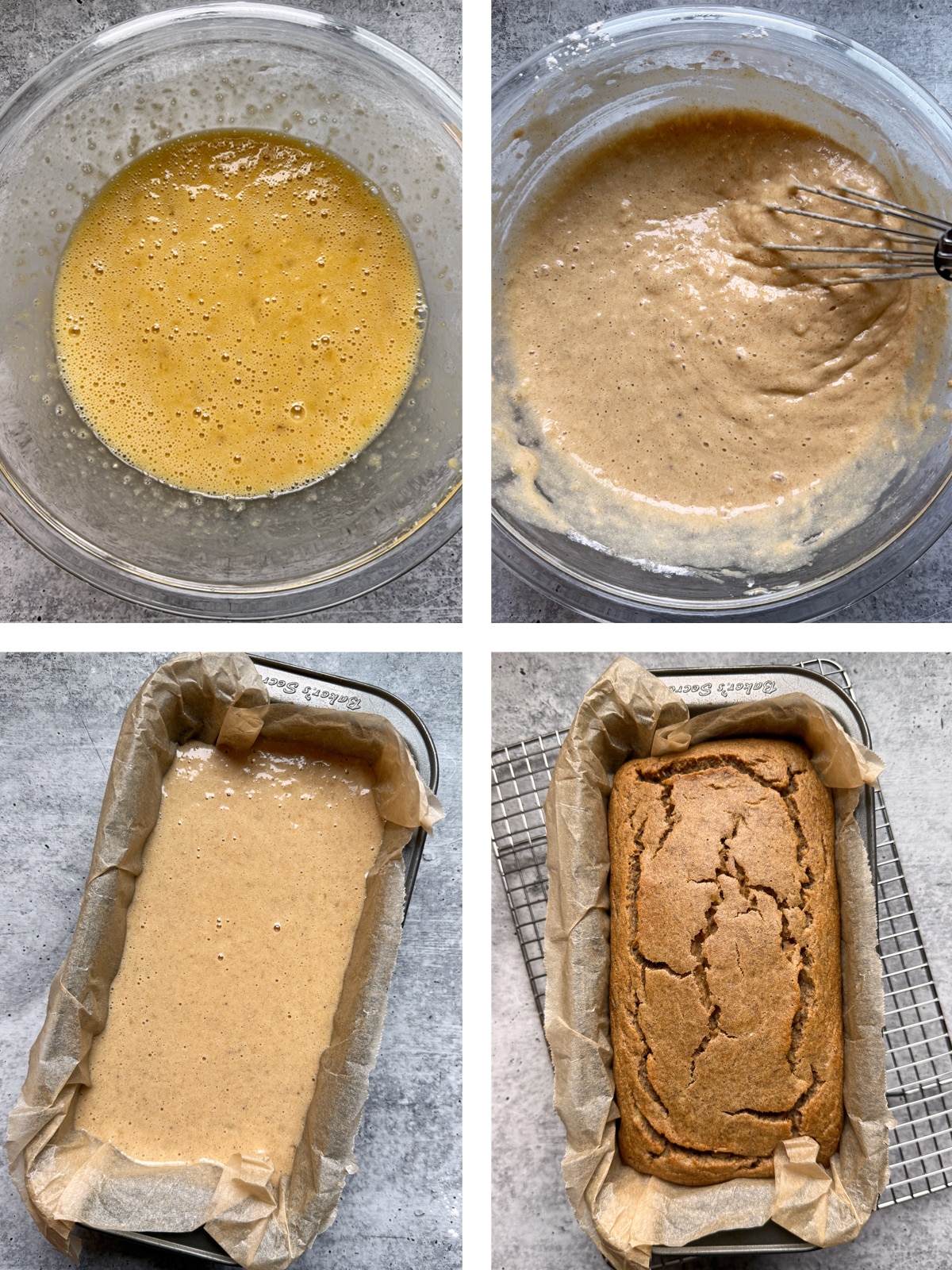 How to make banana bread with cassava flour.
