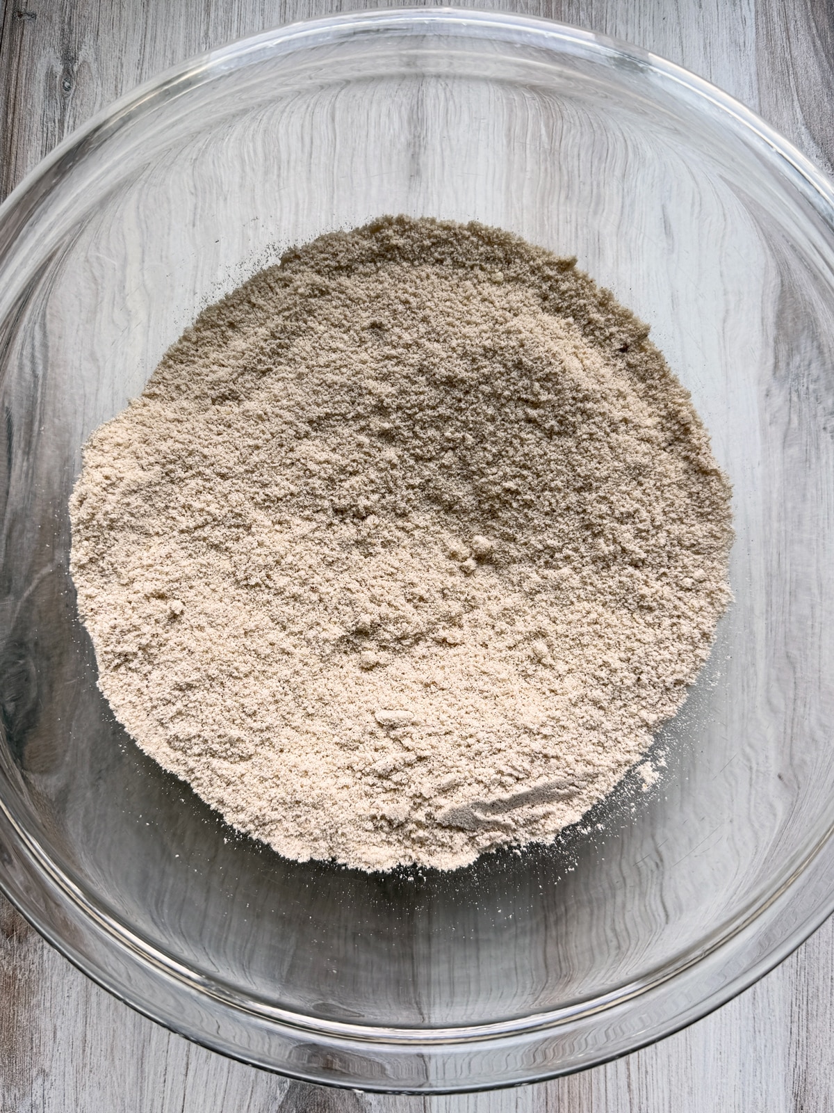 Dry muffin ingredients.