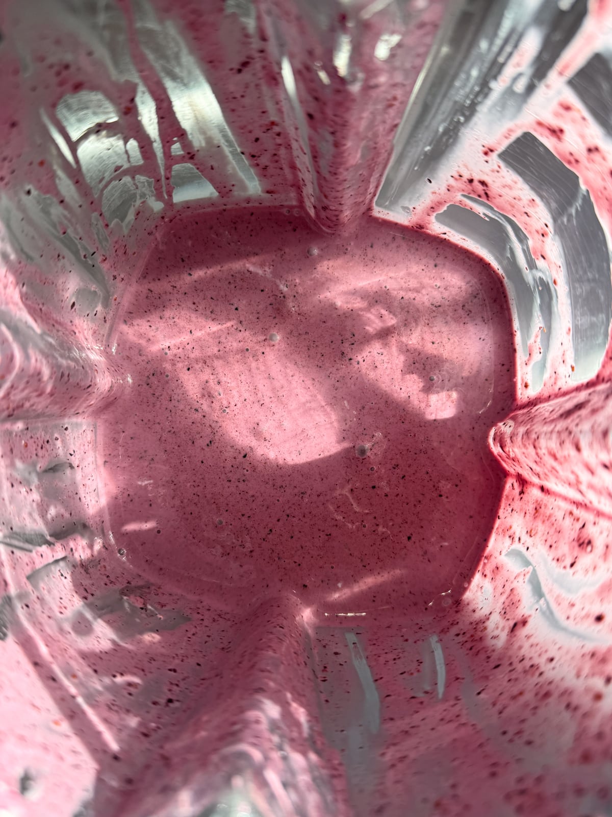 Blended filling in blender.