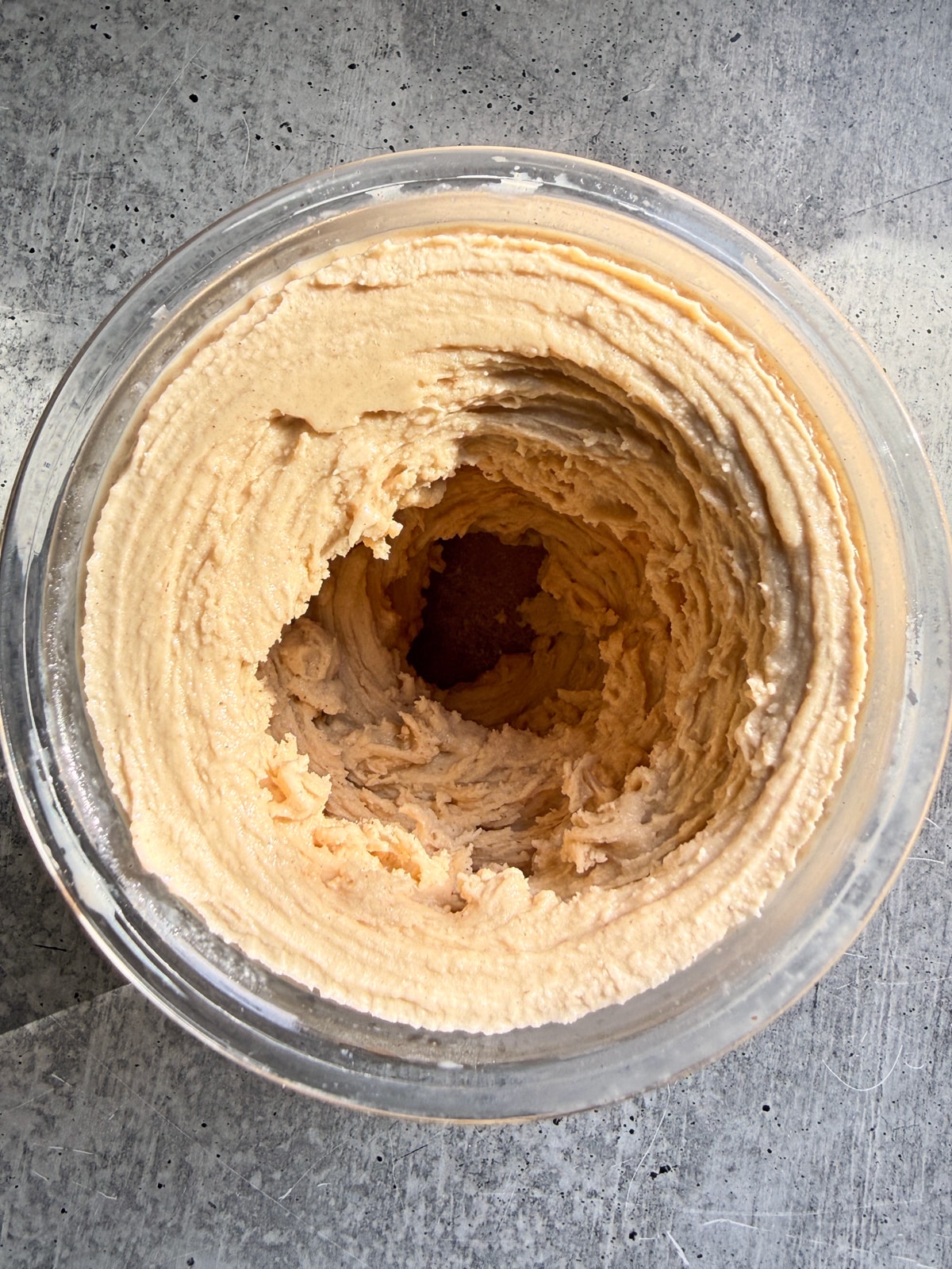 Blended ice cream.