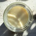 Jar of coconut butter.