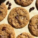 Top down view of collagen cookies.