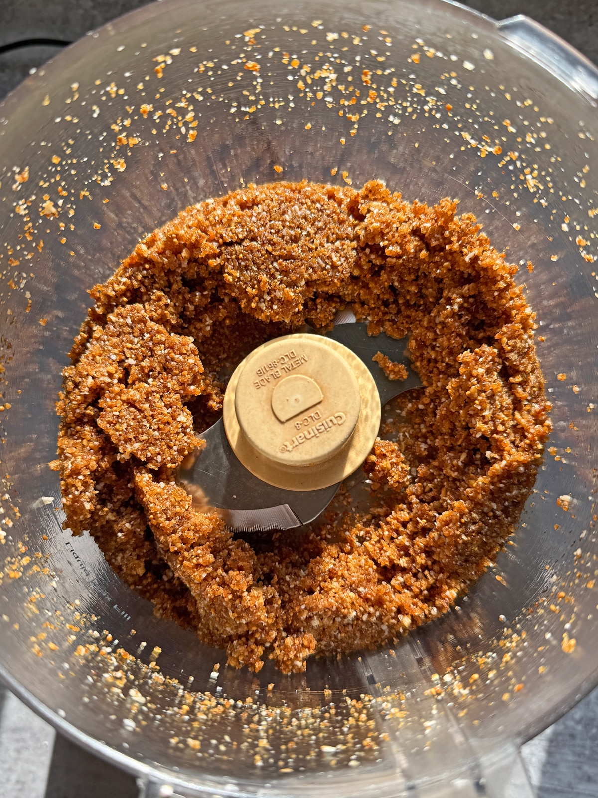 Blended filling ingredients.