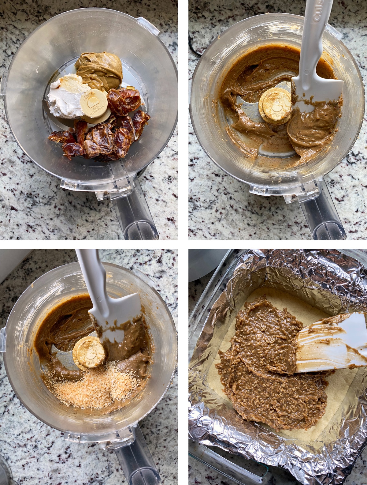 Making the caramel filling for the bars.