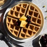 Homemade paleo tigernut waffles.