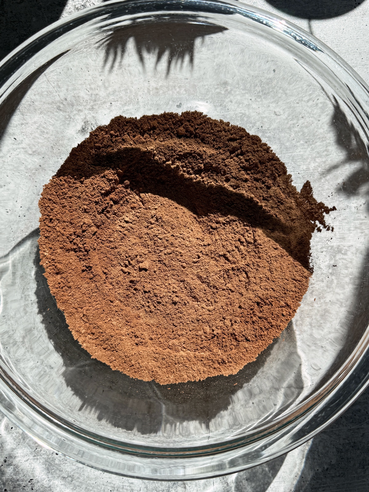 Dry ingredients in mixing bowl.